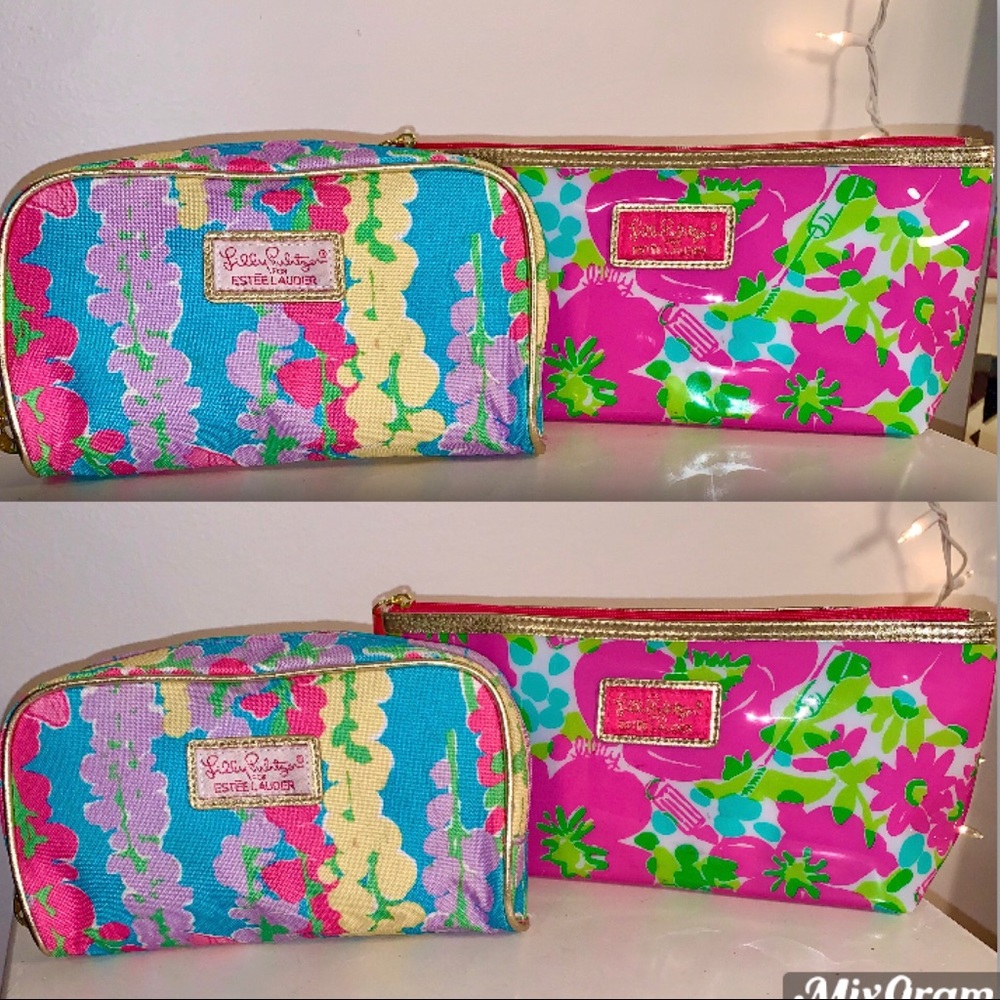 BUNDLE Lilly Pulitzer x Esteé Lauder Makeup Bags